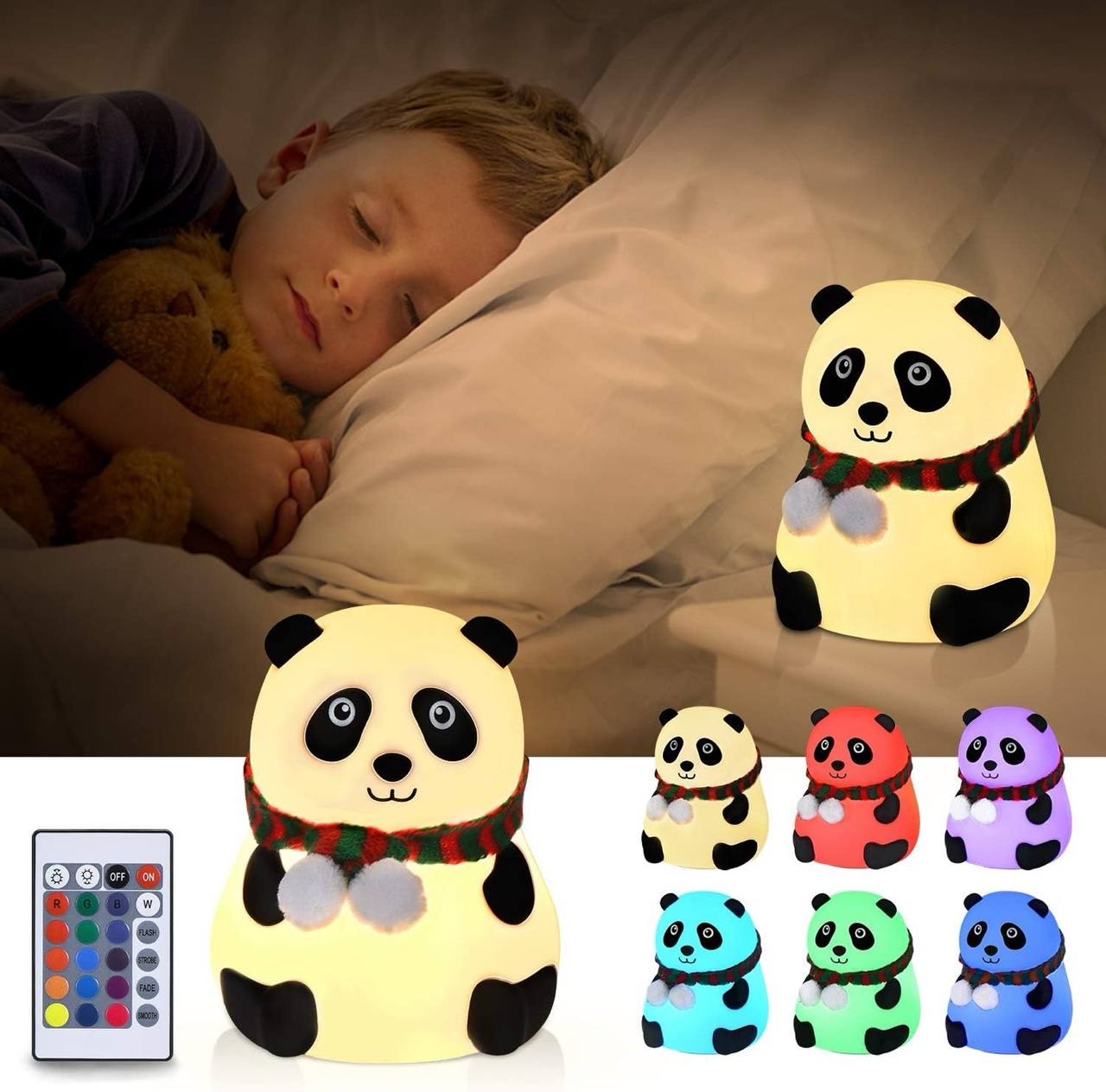 Panda Silicone Night Lamp
